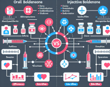 Diferencias entre Boldenona oral e inyectable