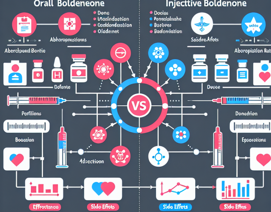 Diferencias entre Boldenona oral e inyectable