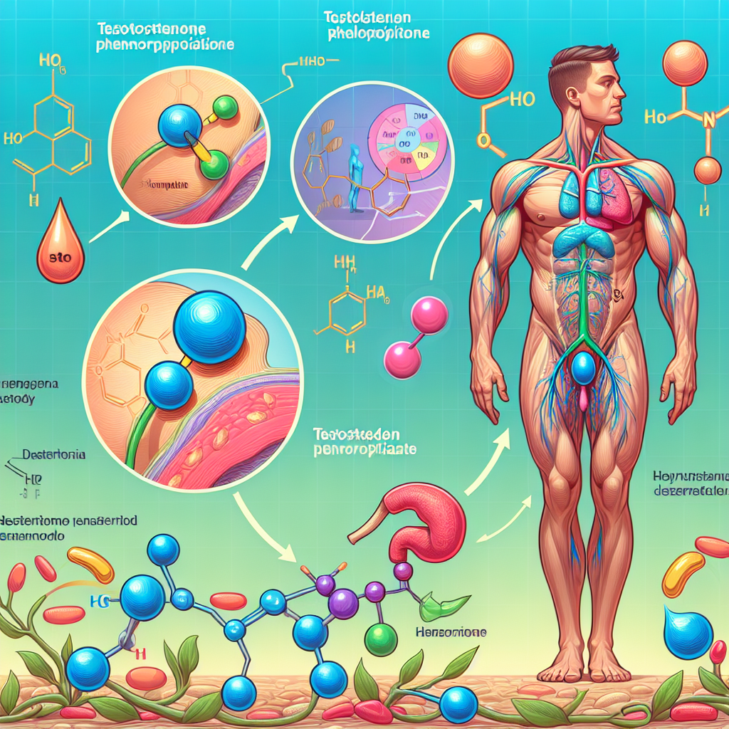 Qué cambios hormonales provoca Fenilpropionato de testosterona