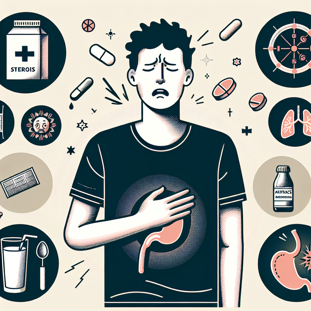 Qué hacer si Mezcla de esteroides causa ardor estomacal