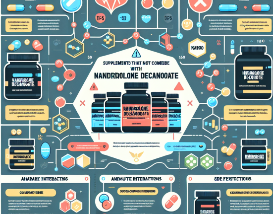 Qué tipo de suplementos no combinan bien con Decanoato de nandrolona