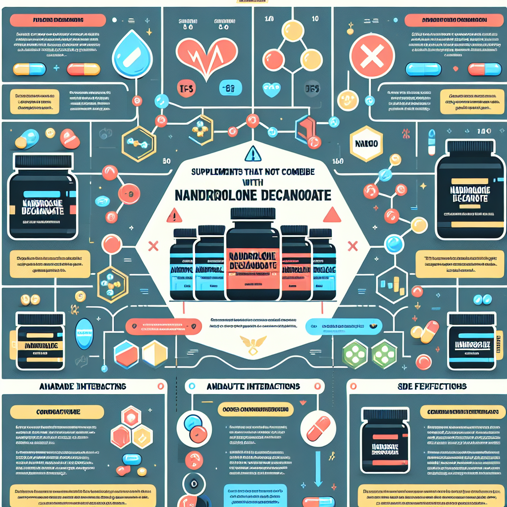 Qué tipo de suplementos no combinan bien con Decanoato de nandrolona