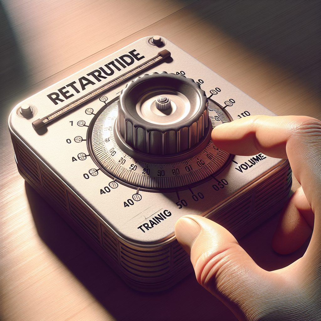 Cómo ajustar el volumen de entrenamiento con Retatrutide