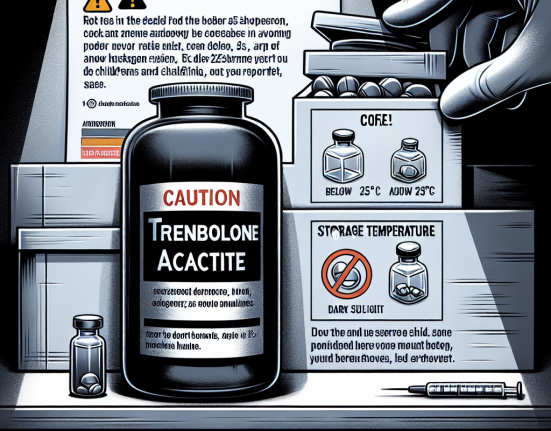 Cómo almacenar correctamente Acetato de trenbolona