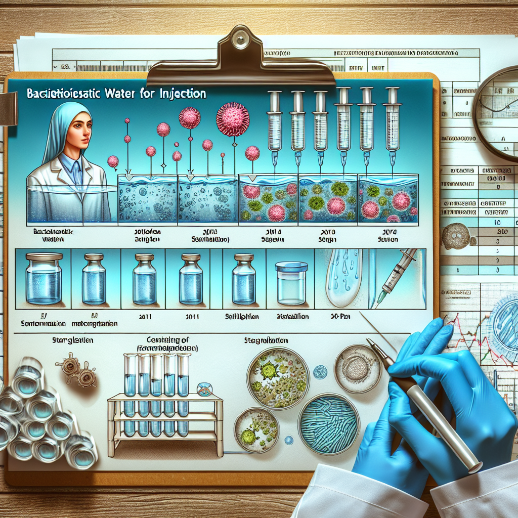 Cómo documentar el progreso con Agua bacteriostática para inyección