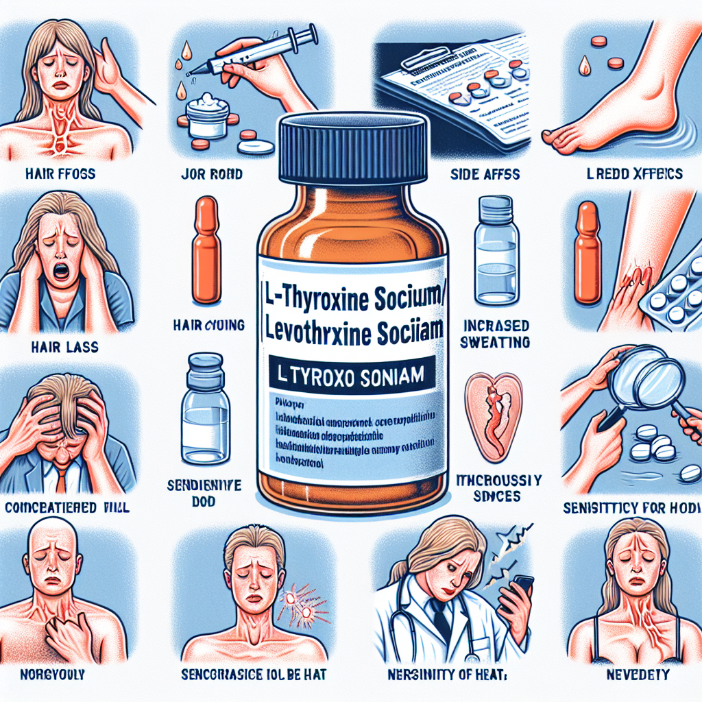 Efectos secundarios comunes del uso de L-Thyroxine Sodium/Levothyroxine Sodium (LT4 sodium)