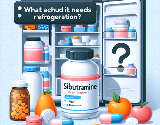 ¿Es necesario refrigerar Sibutramine?