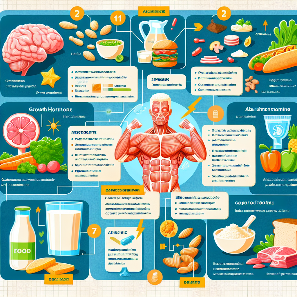 Qué alimentos pueden interferir con la absorción de Hormona del crecimiento