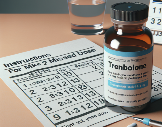 Qué hacer si se olvida una dosis de Trenbolone