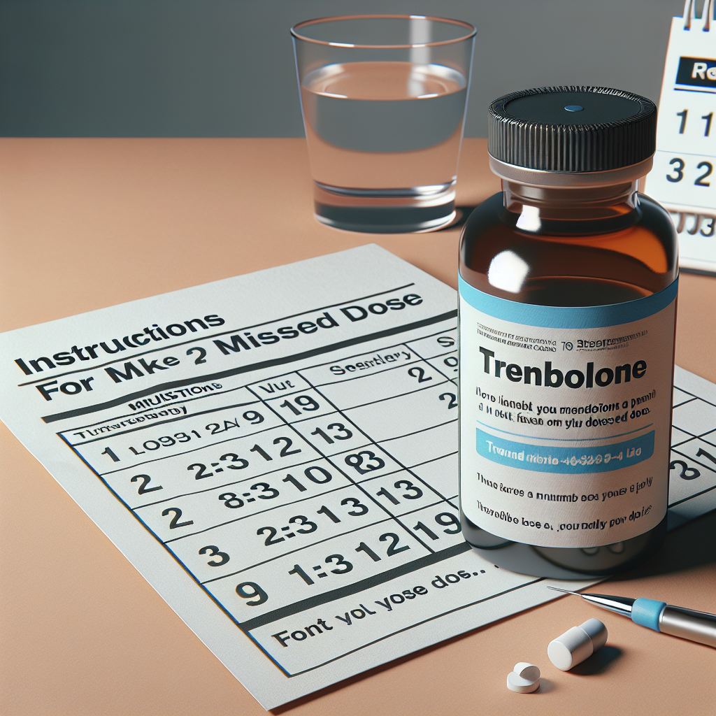 Qué hacer si se olvida una dosis de Trenbolone
