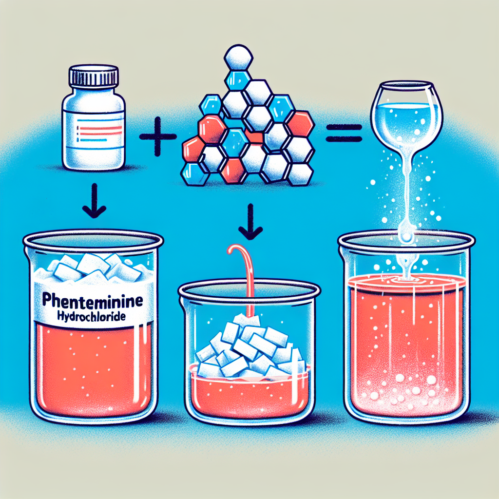 Qué ocurre al mezclar Phentermine Hydrochlorid con alcohol
