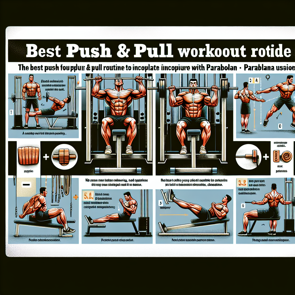 Qué rutina de empuje y tracción va mejor con Parabolan