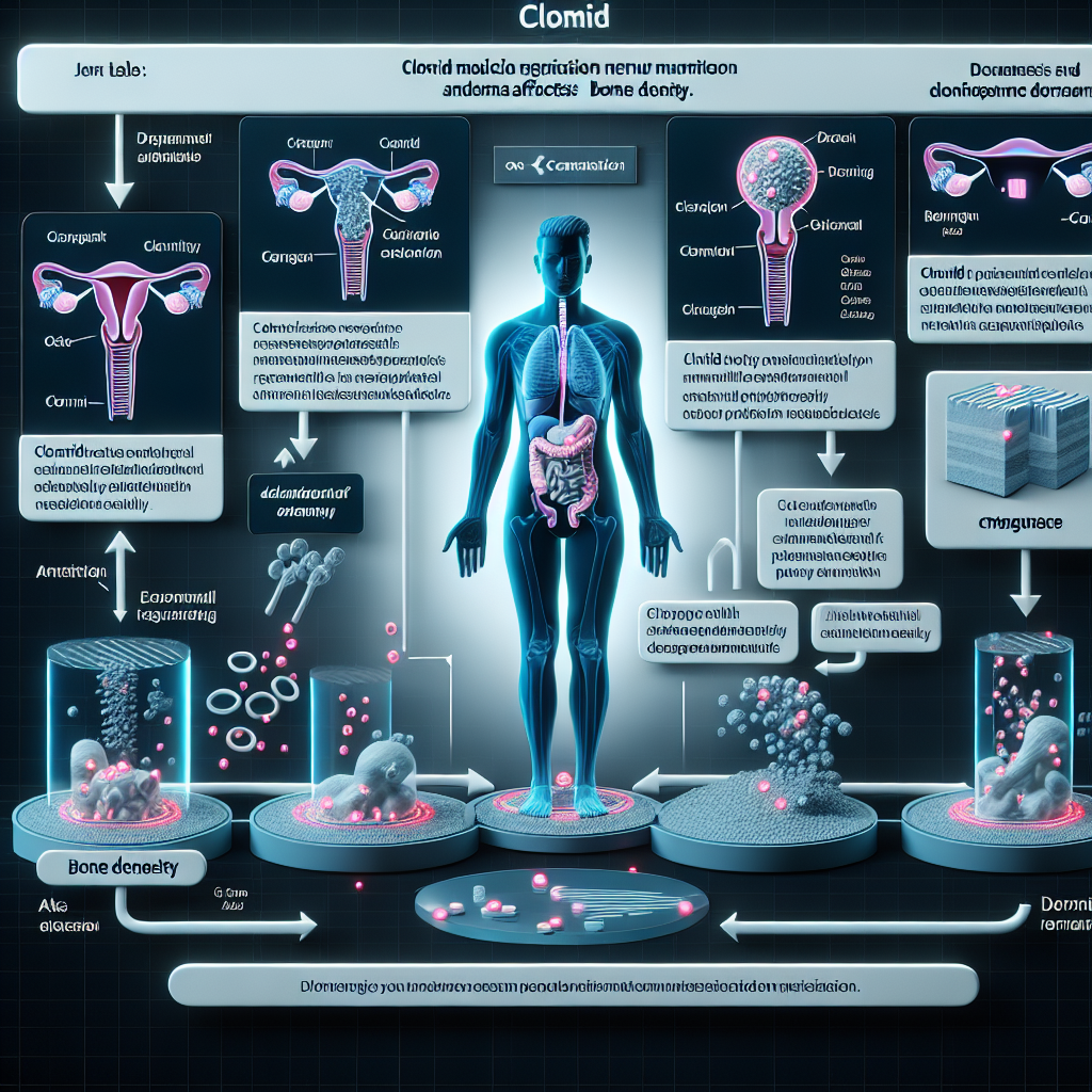 Clomid y cambios en la densidad ósea