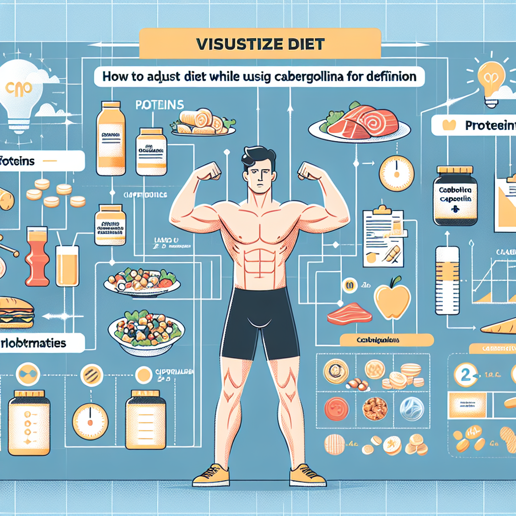Cómo ajustar la dieta con Cabergolina para definición