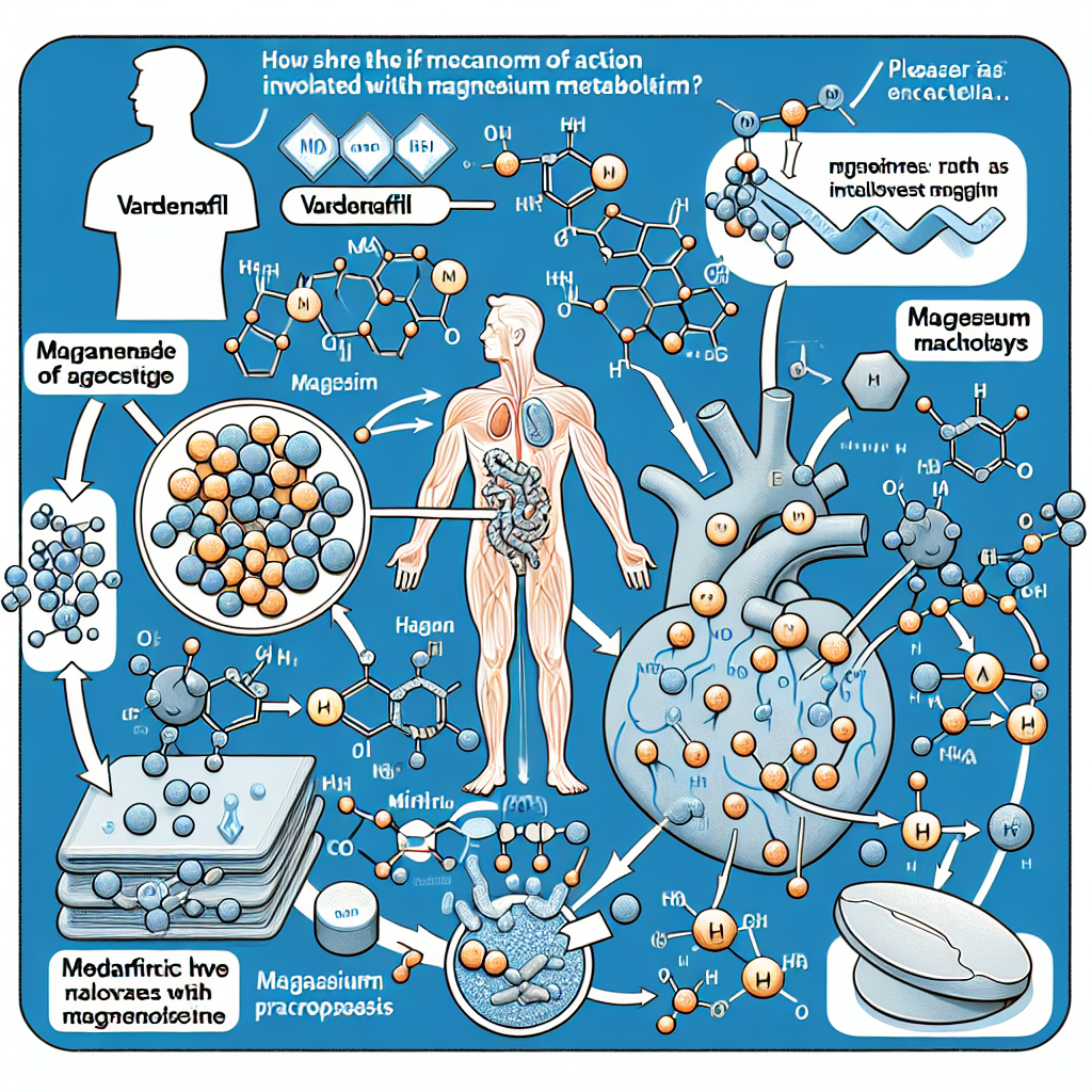 Cómo influye Vardenafil (Levitra Generic) en el metabolismo del magnesio