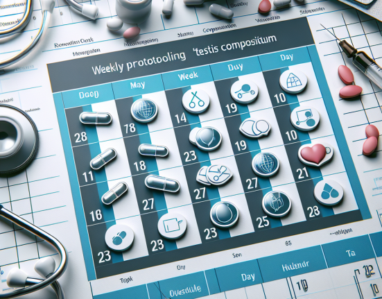 Protocolos semanales con Testis Compositum