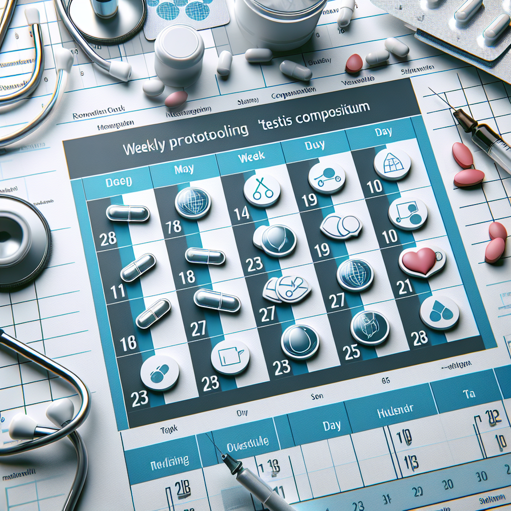 Protocolos semanales con Testis Compositum