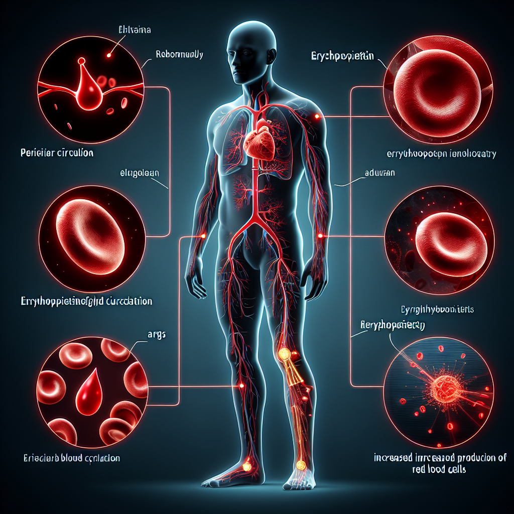 Cómo afecta Erythropoietin a la circulación periférica
