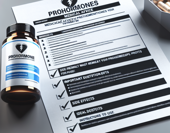 Recomendaciones médicas sobre el uso de Prohormon